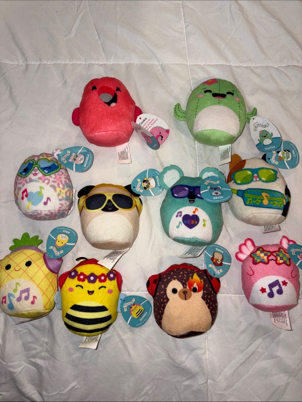 (10) NWT MINI SQUISHMALLOWS MCDONALDS limited edition collectibles plush toys